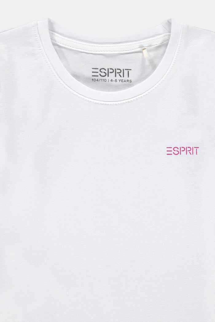 Confezione doppia di t-shirt in cotone stretch, WHITE, detail image number 2