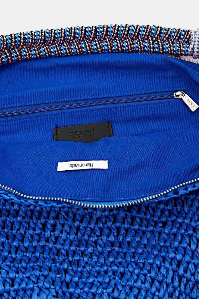Hobo Bag a uncinetto, BRIGHT BLUE, detail image number 2