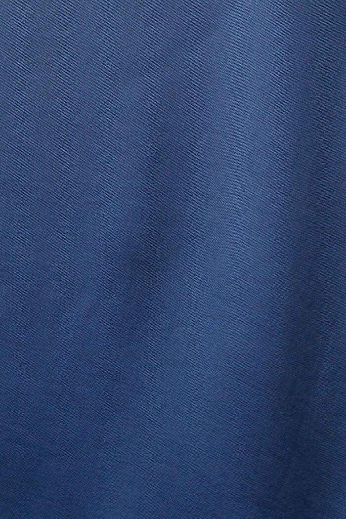 Blusa in raso con bottoni davanti, GREY BLUE, detail image number 5