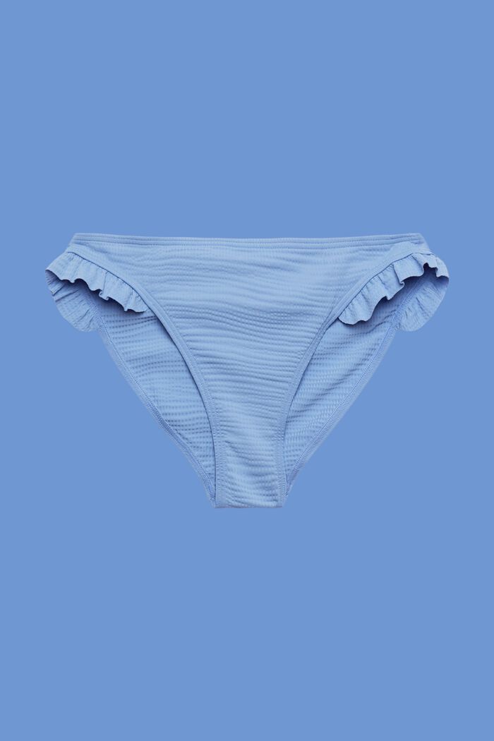 Riciclato: slip da bikini arricciati, LIGHT BLUE LAVENDER, detail image number 4