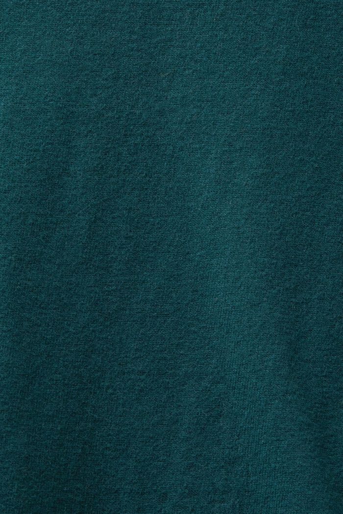 T-shirt girocollo a maniche lunghe, EMERALD GREEN, detail image number 5