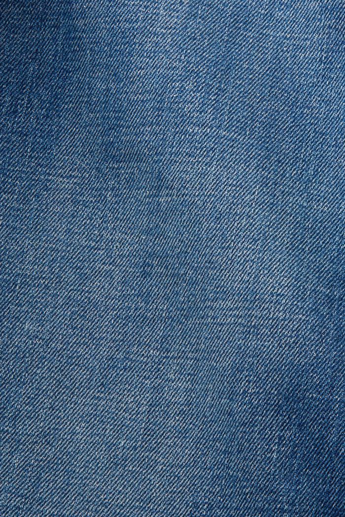 Jeans mom dal taglio cropped, BLUE MEDIUM WASHED, detail image number 4