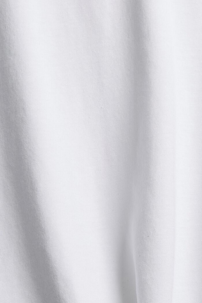 Maglie a manica lunga con scollo a V in confezione da 2, WHITE, detail image number 1
