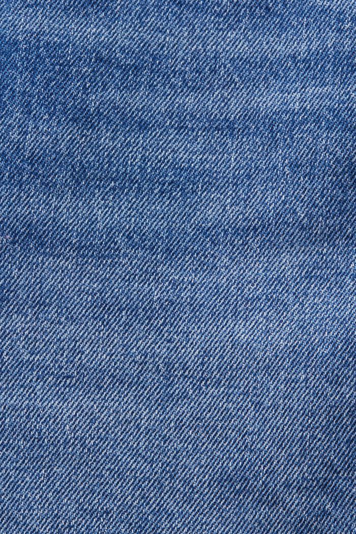 Pantaloncini a vita alta, BLUE MEDIUM WASHED, detail image number 5