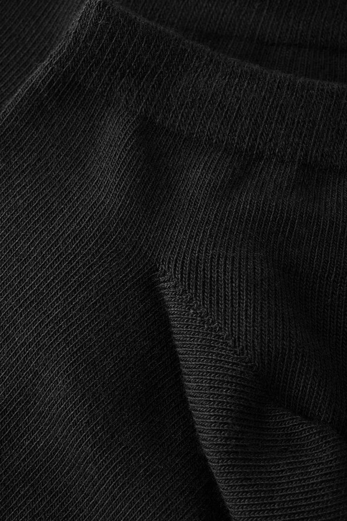 Confezione di 5 paia di calzini da sneakers in misto cotone, BLACK, detail image number 2