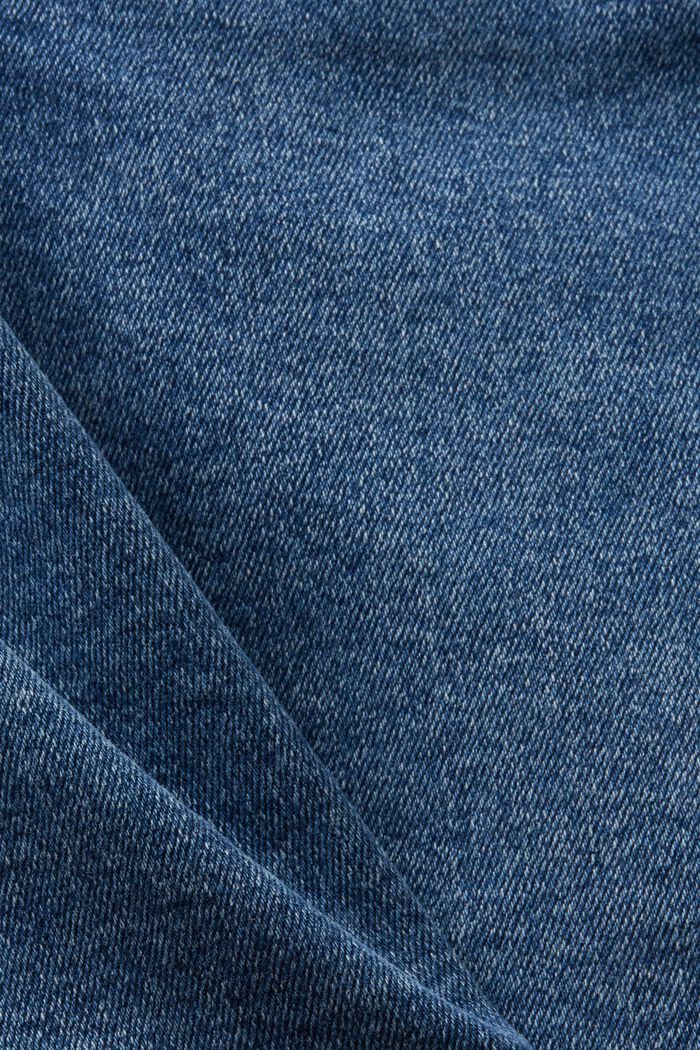 Minigonna in denim con strass, BLUE MEDIUM WASHED, detail image number 6