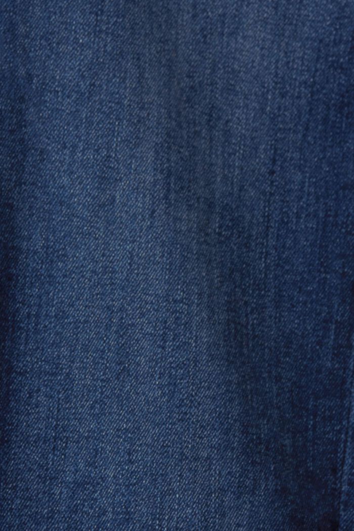 Jeans stretch in misto cotone biologico, BLUE DARK WASHED, detail image number 1