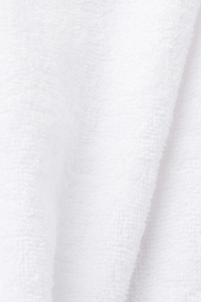 Accappatoio unisex 100% cotone, WHITE, detail image number 5