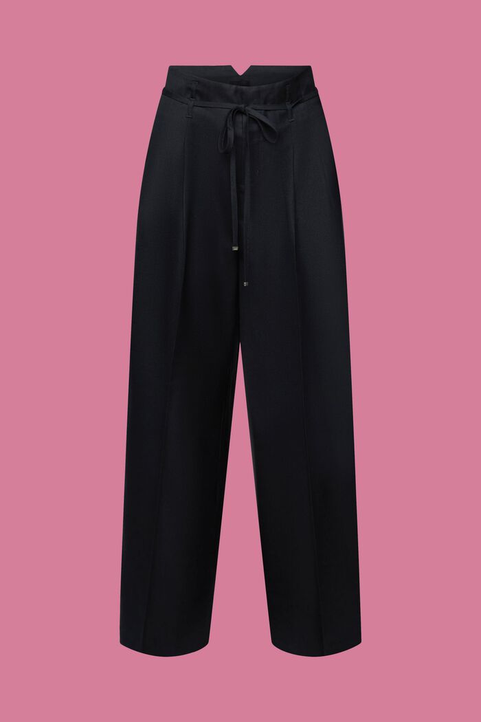 Pantaloni dalla vestibilità ampia, BLACK, detail image number 7