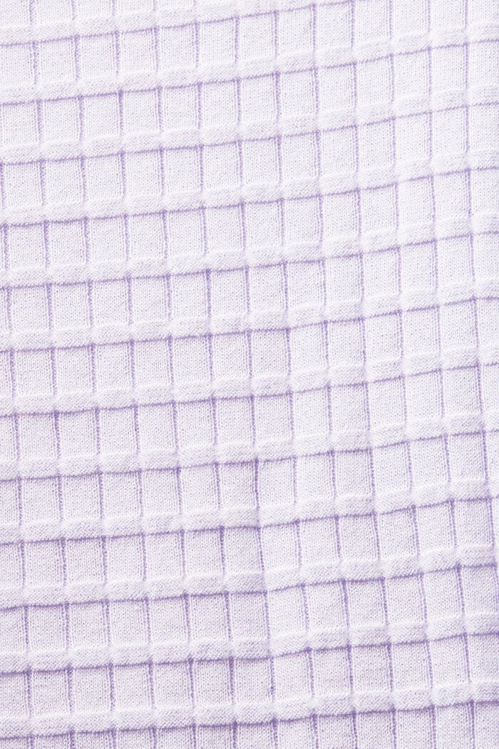 Pullover a maglia strutturata, LAVENDER, detail image number 4