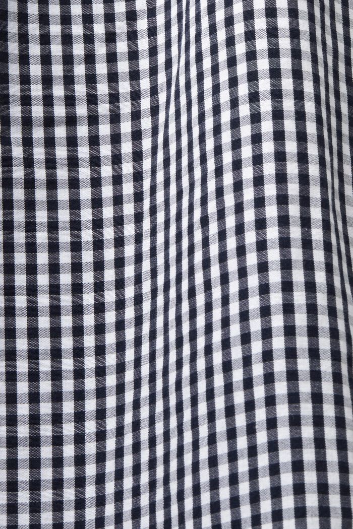 Camicia Vichy button-down, 100% cotone, NAVY, detail image number 4
