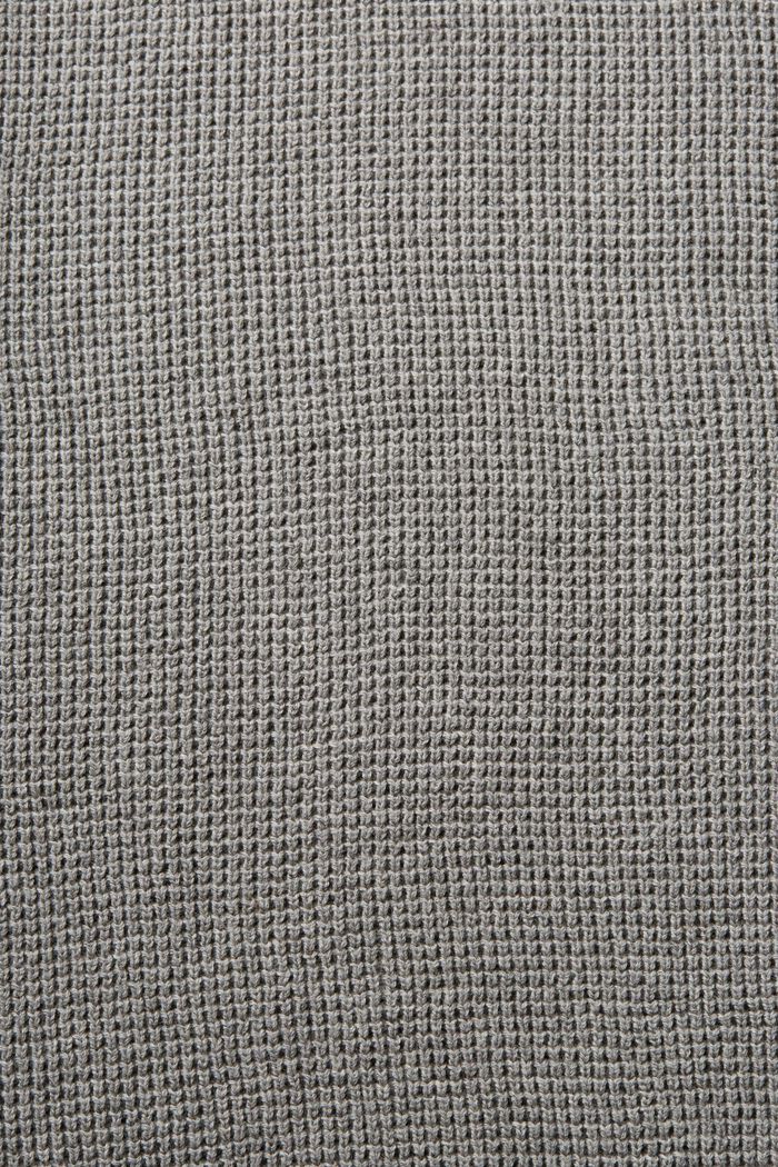 Troyer in cotone con zip, MEDIUM GREY, detail image number 4