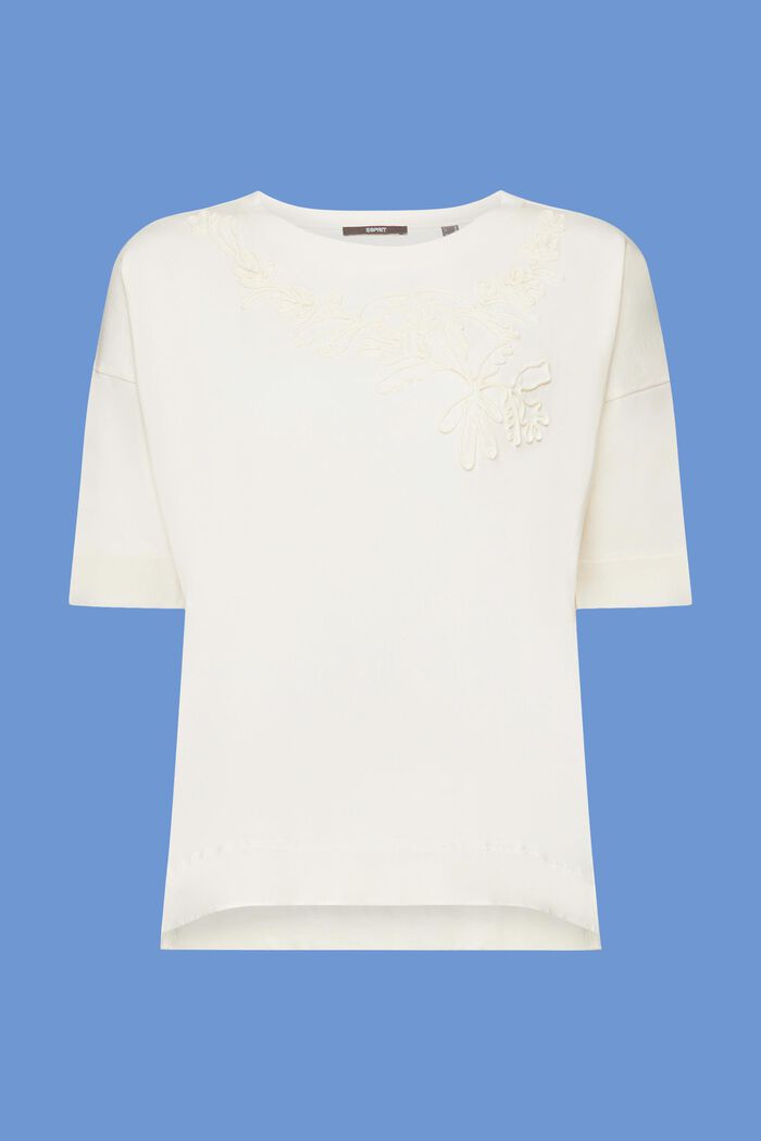 T-shirt ricamata, 100% cotone, ICE, detail image number 6