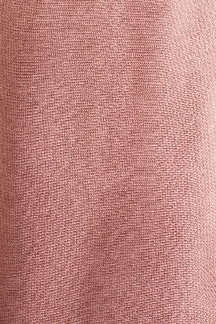 Camicia in twill regular fit, DARK OLD PINK, detail image number 5