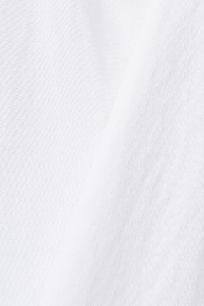 Camicia con colletto alto, WHITE, detail image number 5