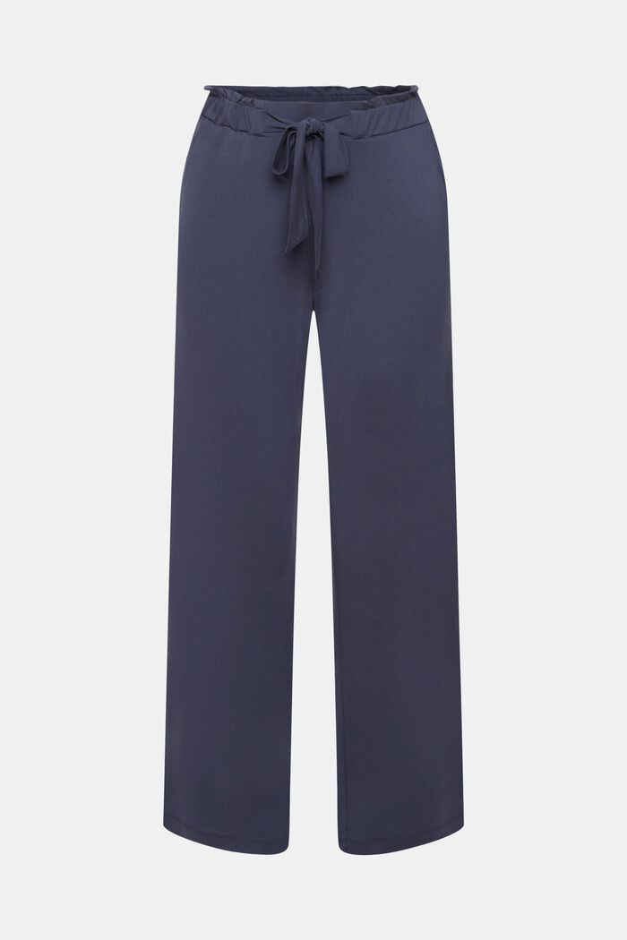 Pantaloni da pigiama con cintura da annodare fissa, TENCEL™, INK, detail image number 2