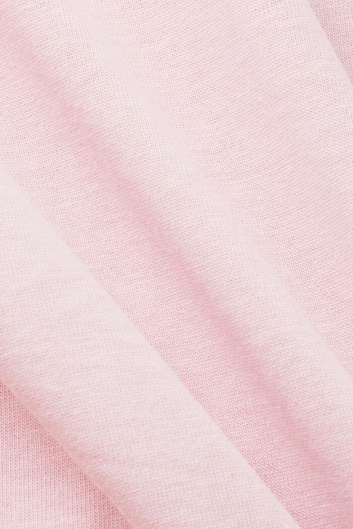 T-shirt in cotone biologico con stampa geometrica, PINK, detail image number 5