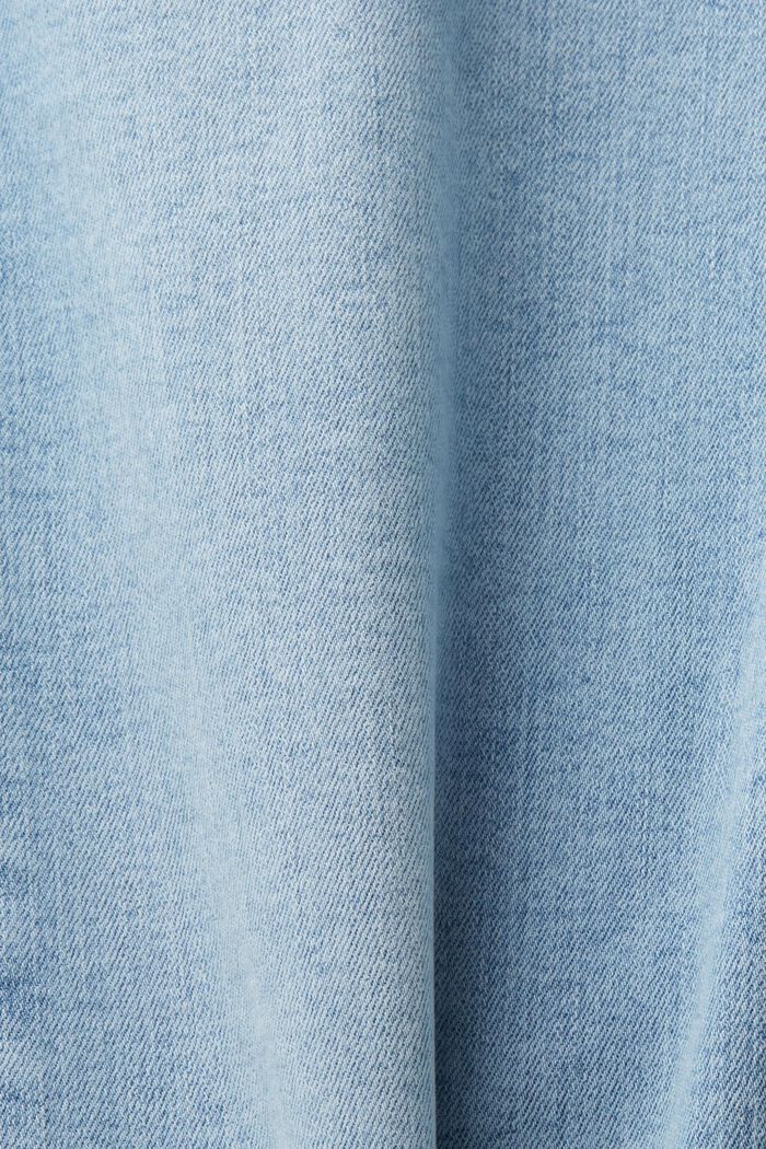 Jeans Slim Fit a vita media, BLUE LIGHT WASHED, detail image number 5