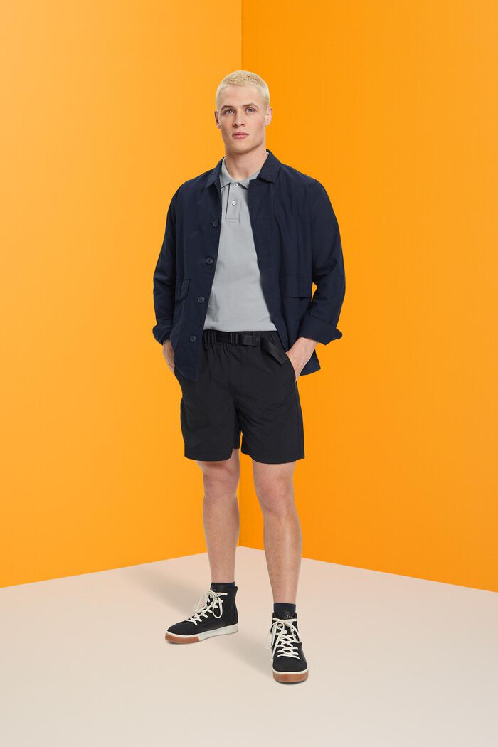 Shorts con cintura integrata, BLACK, detail image number 1
