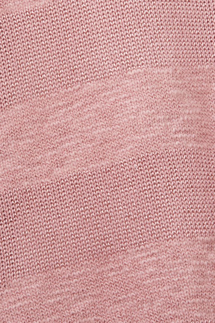 Cardigan a righe, OLD PINK, detail image number 4