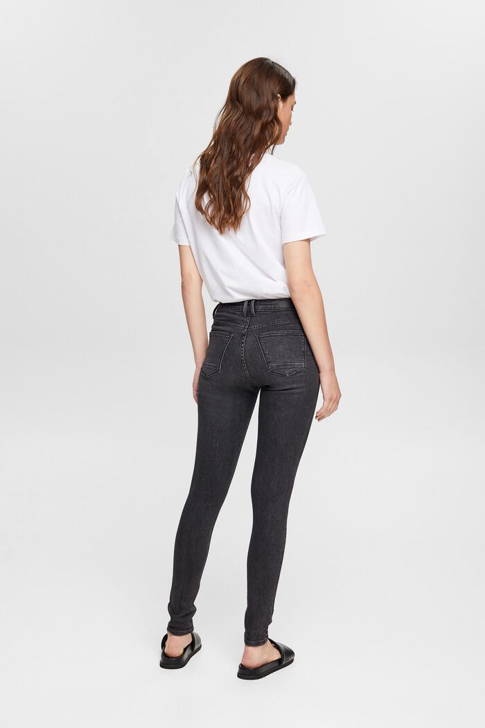 Jeans con confortevole stretch, GREY DARK WASHED, detail image number 3