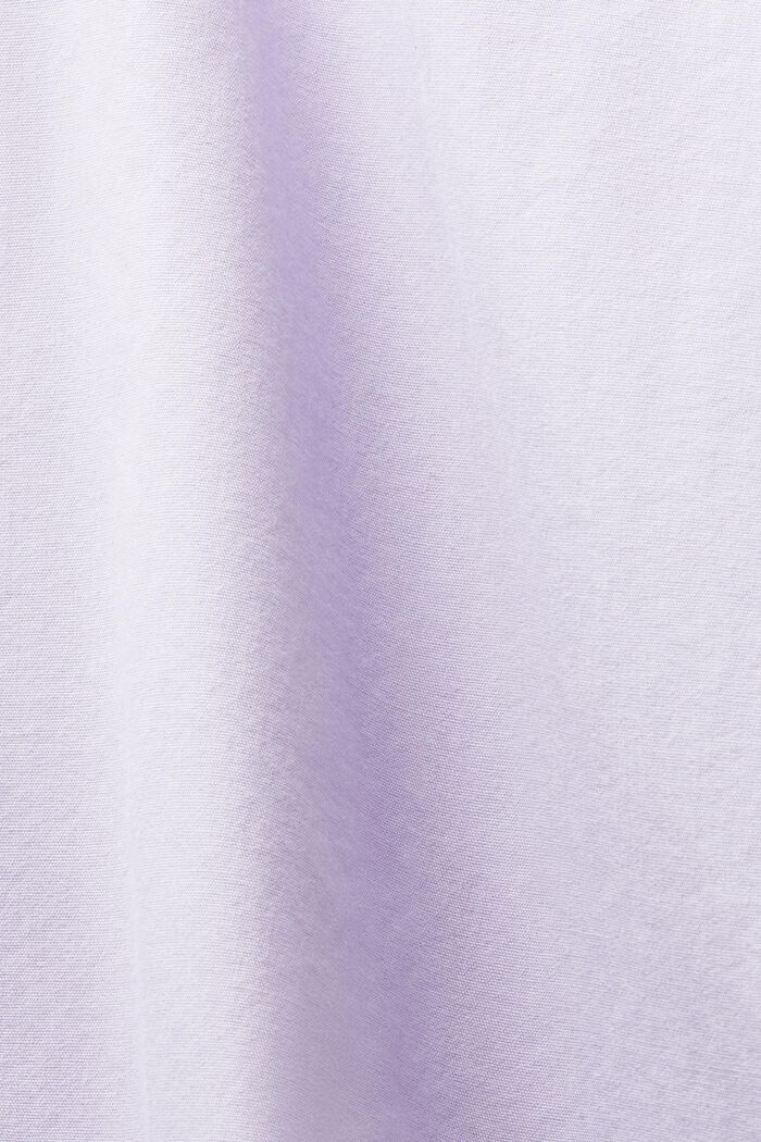 Camicia in popeline di cotone, LAVENDER, detail image number 5