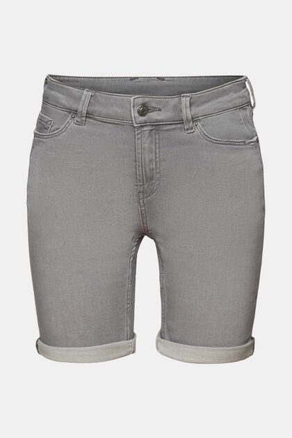 Shorts in denim di misto cotone biologico
