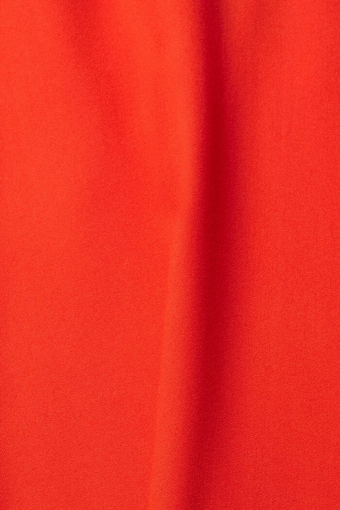 Blusa con scollo a V, RED, detail image number 1