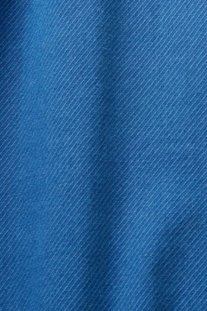 Blusa in twill di cotone, NAVY, detail image number 5