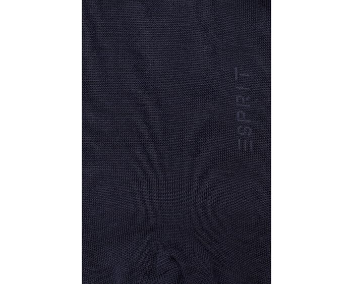 Confezione doppia di calze in maglia fine con lana vergine, MARINE, detail image number 1