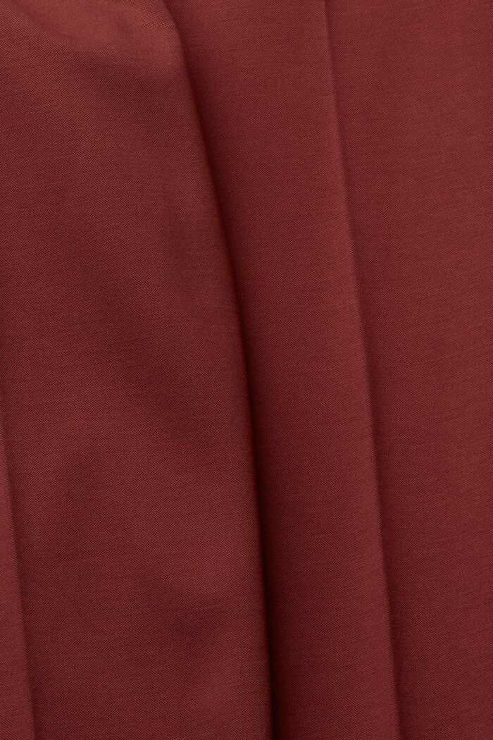 Pantaloni in jersey con pieghe, RUST BROWN, detail image number 5