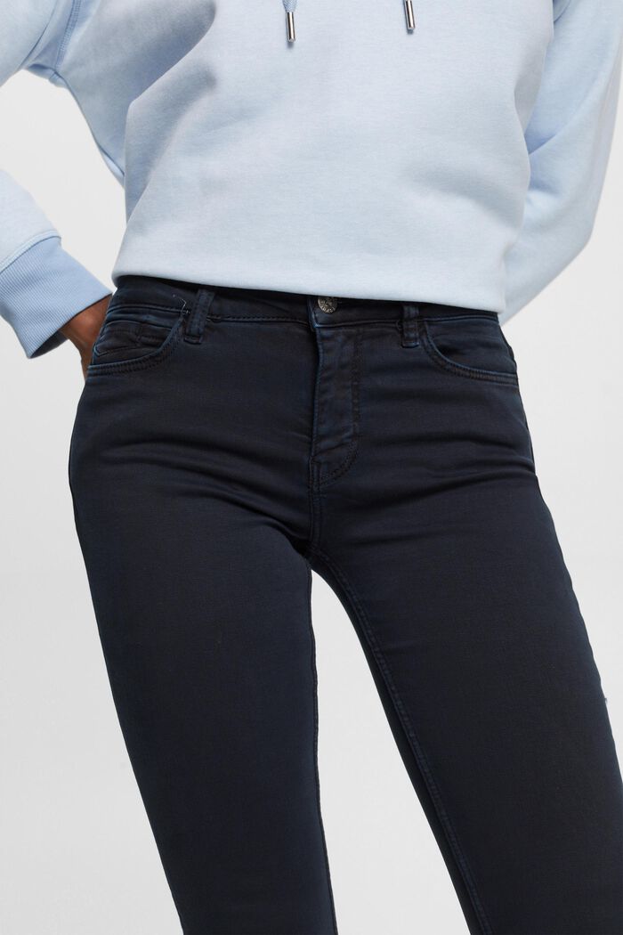Jeans skinny a vita media, NAVY, detail image number 2