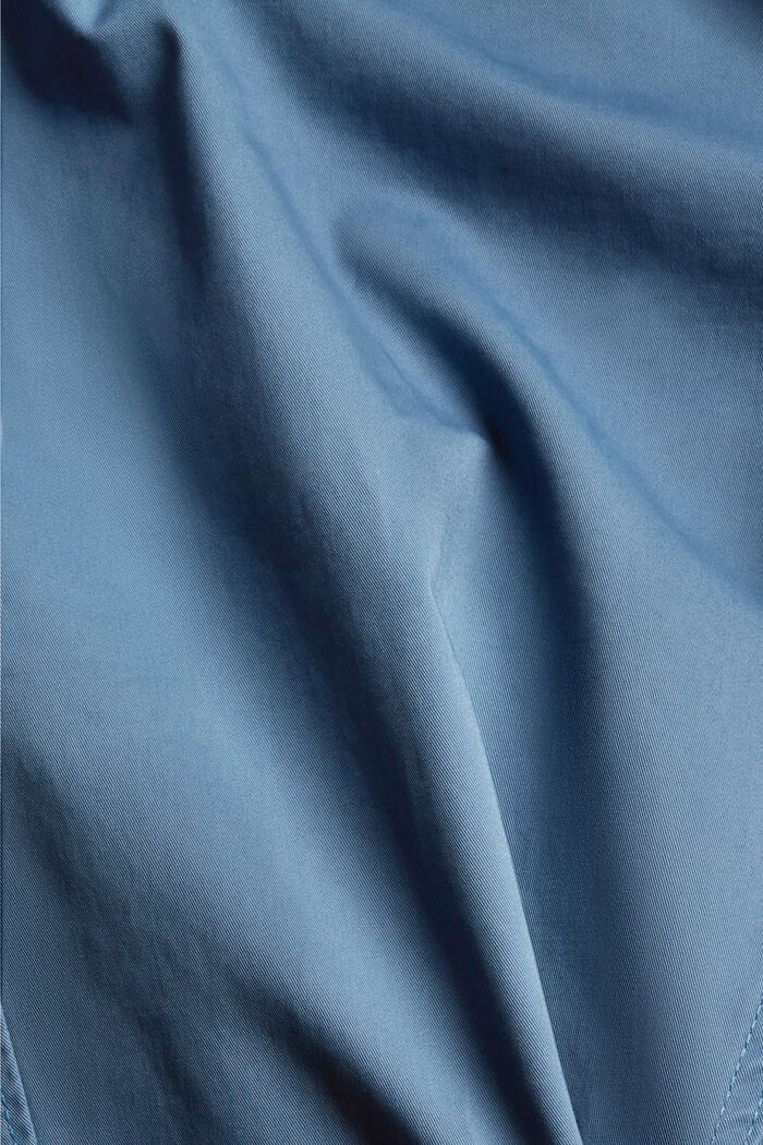 Chino stretti in cotone biologico, BLUE, detail image number 1