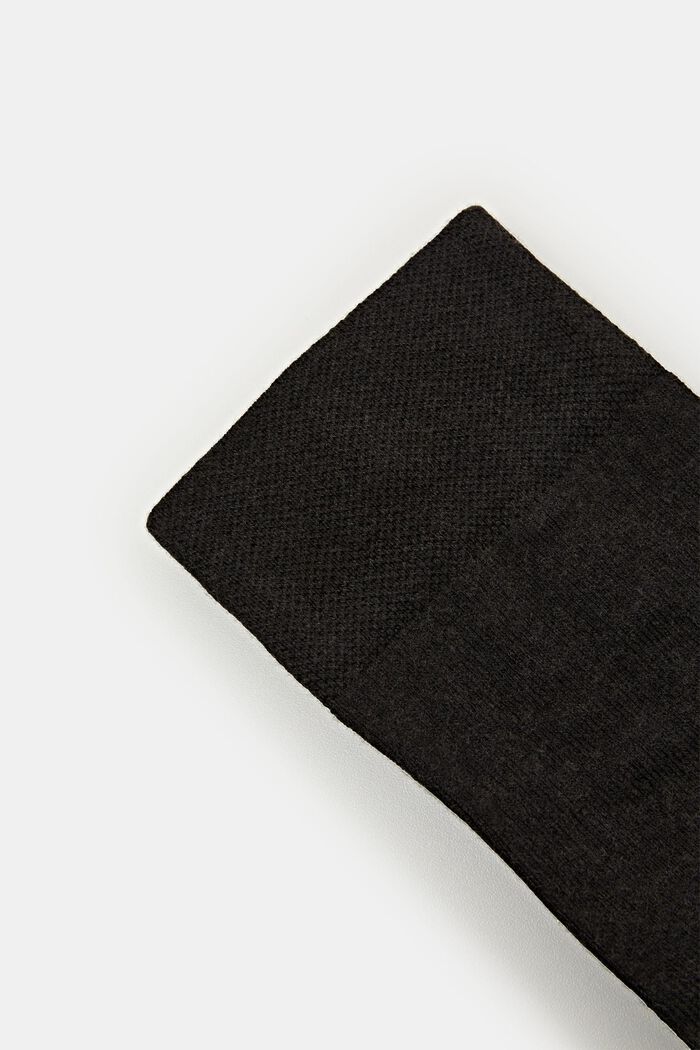 Con lana: collant effetto melangiato, BLACK, detail image number 2