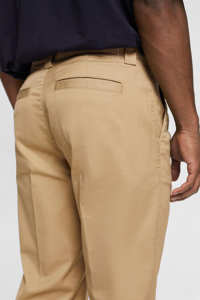 Pantaloni chino dalla vestibilità ampia, BEIGE, detail image number 4