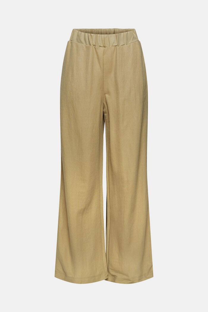 Pantaloni larghi con cintura elastica, LENZING™ ECOVERO™