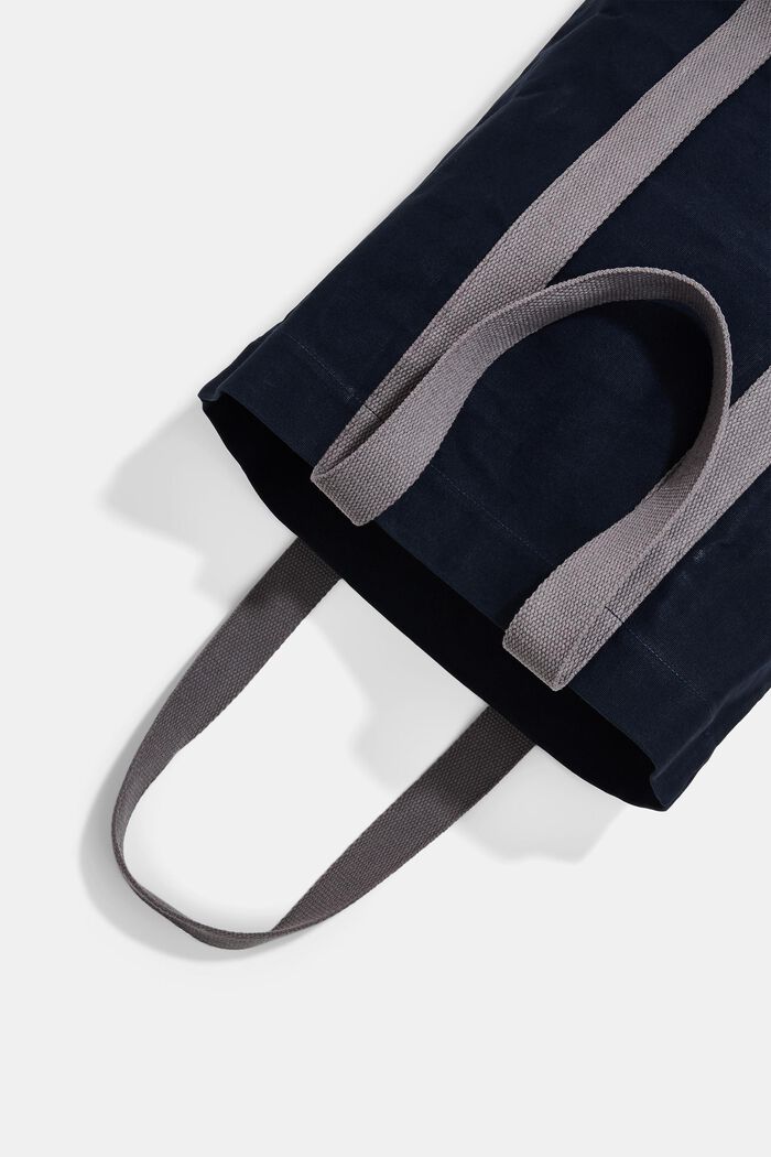 Shopper in canvas, NAVY, detail image number 1