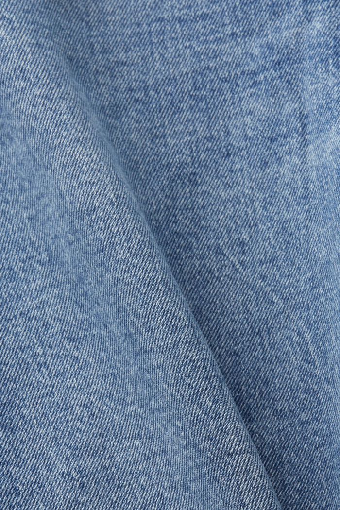Jeans retrò taglio classic a vita media, BLUE LIGHT WASHED, detail image number 5