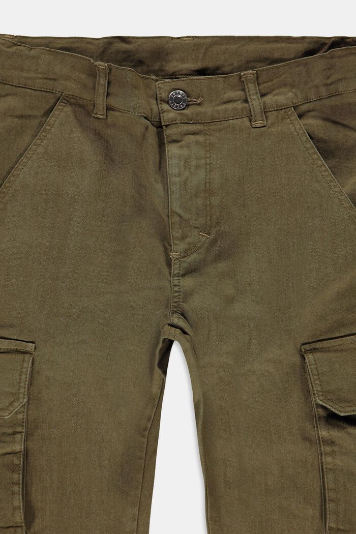 Pantaloni cargo con cintura regolabile, OLIVE, detail image number 2