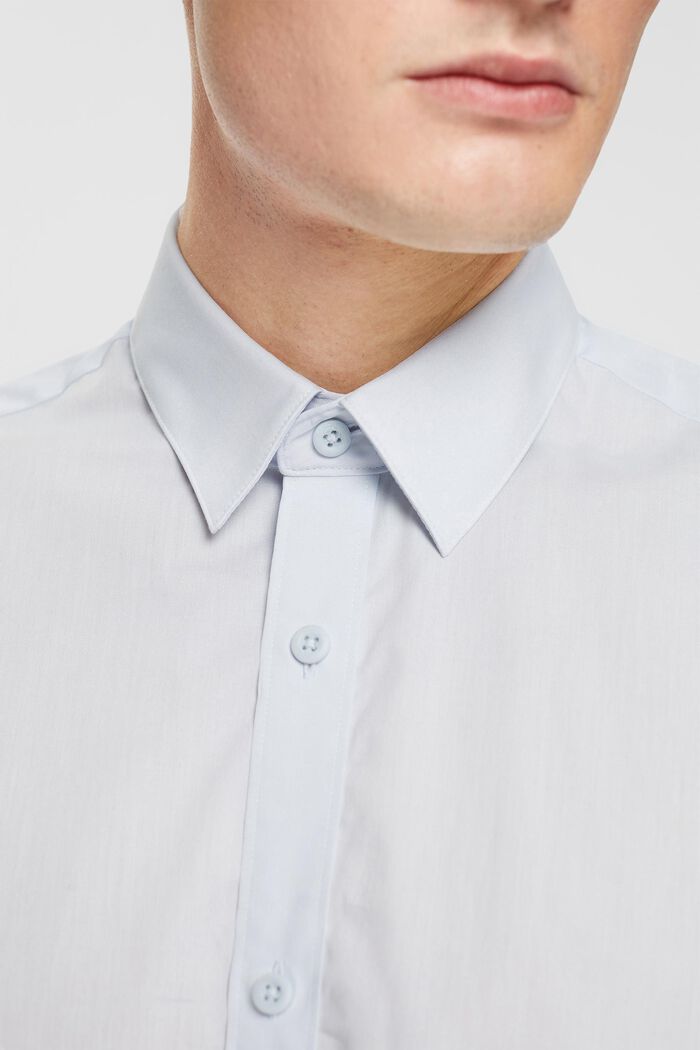 Camicia in cotone sostenibile, LIGHT BLUE, detail image number 0