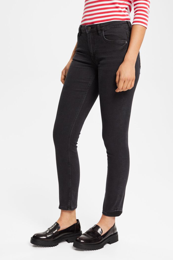 Jeans stretch slim fit, BLACK DARK WASHED, overview
