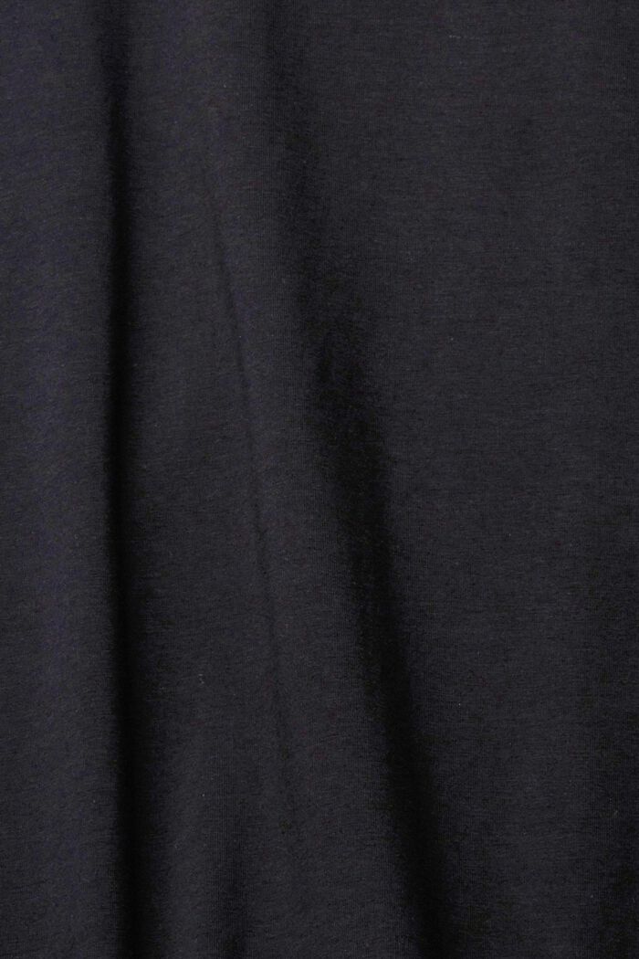 Maglia a maniche lunghe in jersey, BLACK, detail image number 1