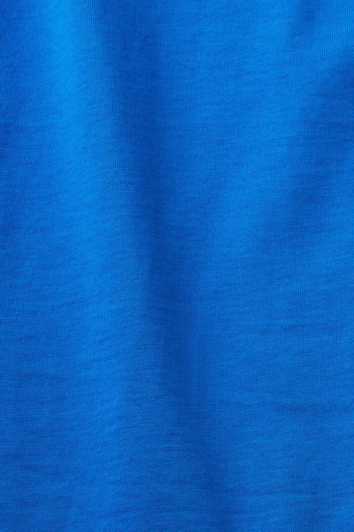 T-shirt di cotone con logo a forma di cuore, BLUE, detail image number 6