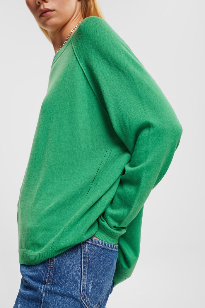 Pullover a maglia, GREEN, detail image number 2