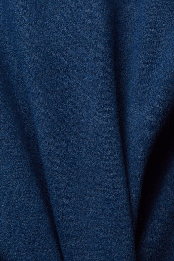 Con lana: cardigan aperto, PETROL BLUE, detail image number 6