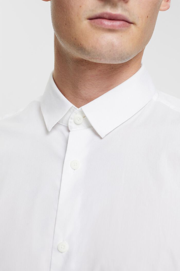 Camicia slim fit, WHITE, detail image number 3