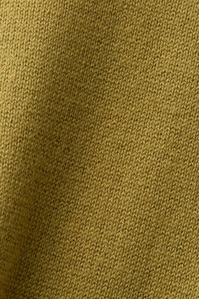 Cardigan in maglia aperto, 100% cotone, PISTACHIO GREEN, detail image number 5