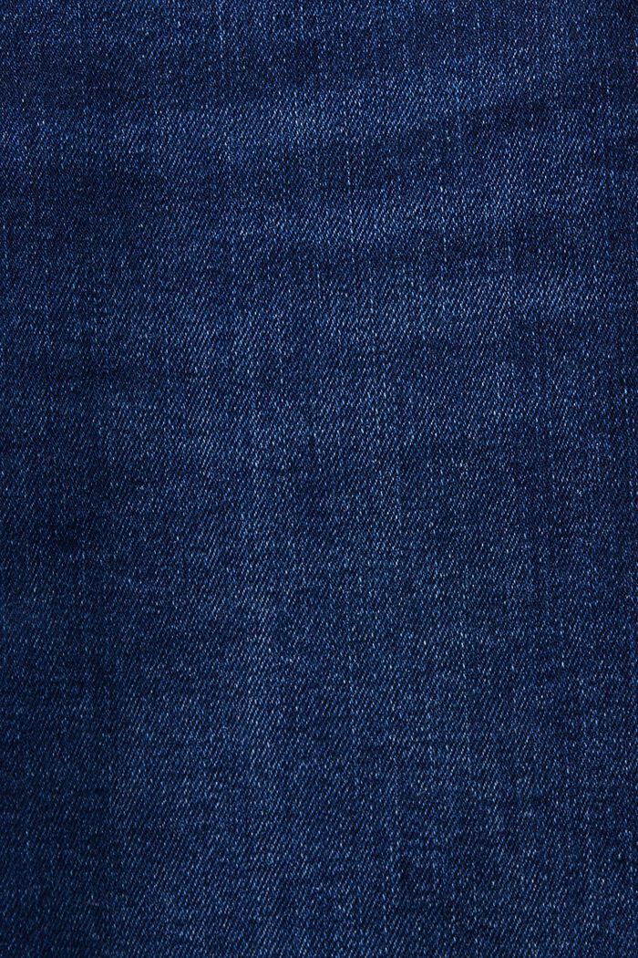 Jeans bootcut a vita bassa, BLUE DARK WASHED, detail image number 5