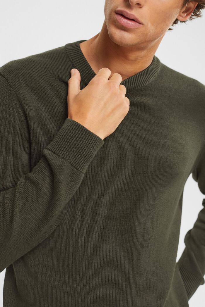 Pullover a maglia, DARK KHAKI, detail image number 2