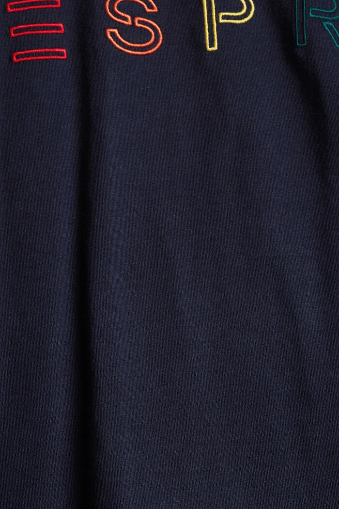 Maglia in jersey con ricamo, NAVY, detail image number 1